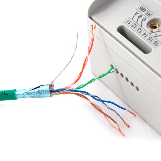 4-Twisted Pairs of Wire, CAT5e RS-485 Shielded, Stranded PVC Cable (FTP), 3 metres