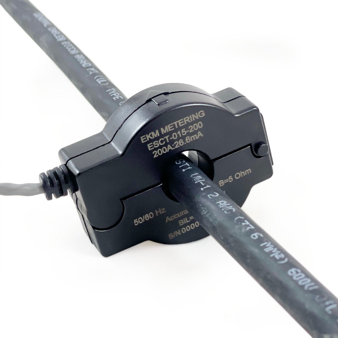 Split-Core CT, 200A, 200A:26.6mA, 15mm (0.6") Hole Diameter, ESCT-015-200UL
