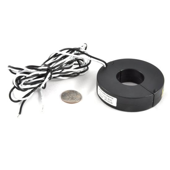 Split-core CT, 400A, 400A:26.6mA, 32mm (1.26") Hole Diameter, SCT-032-400UL