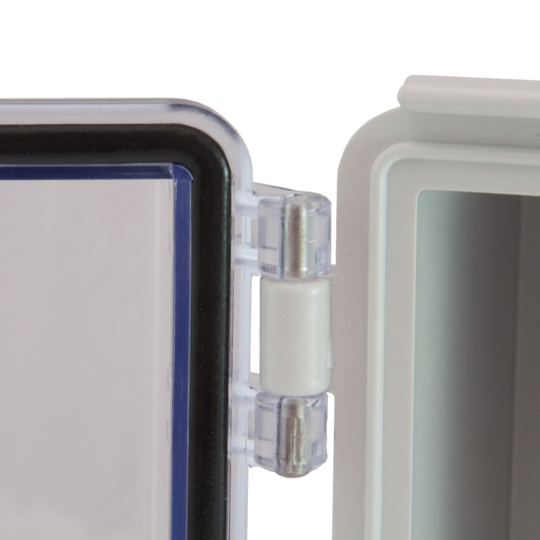 Watertight Enclosure with Hinged and Latching Lid - UL Listed - Medium Size - 17cm x 27cm x 11cm